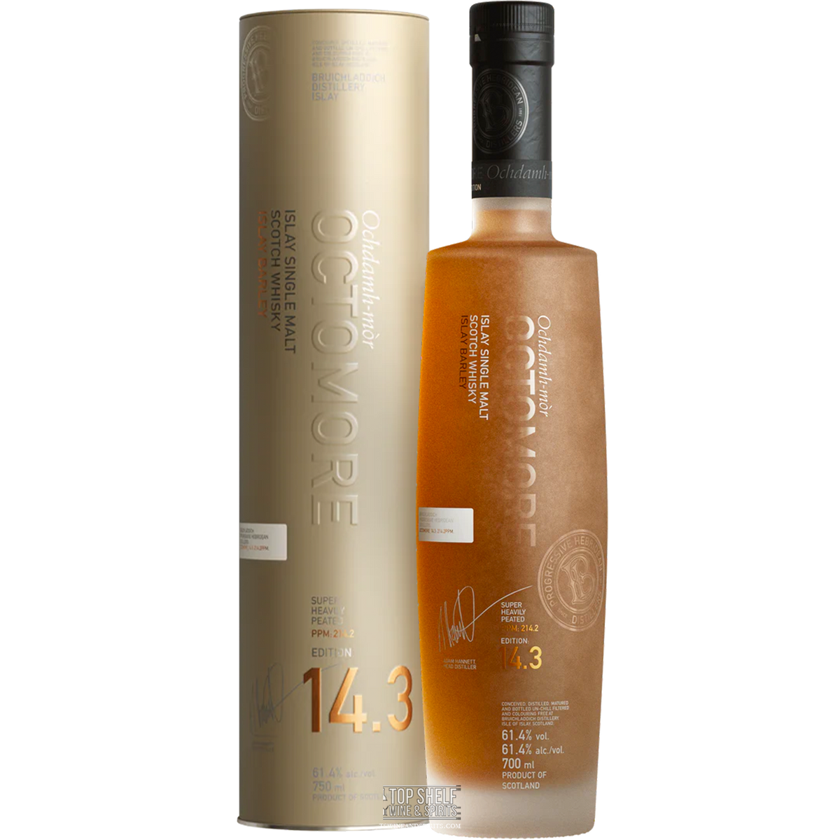Bruichladdich Octomore 14.3 Single Malt Scotch Whisky | Delivery Bruichladdich Octomore 14.3 Single Malt Scotch Whisky | Delivery