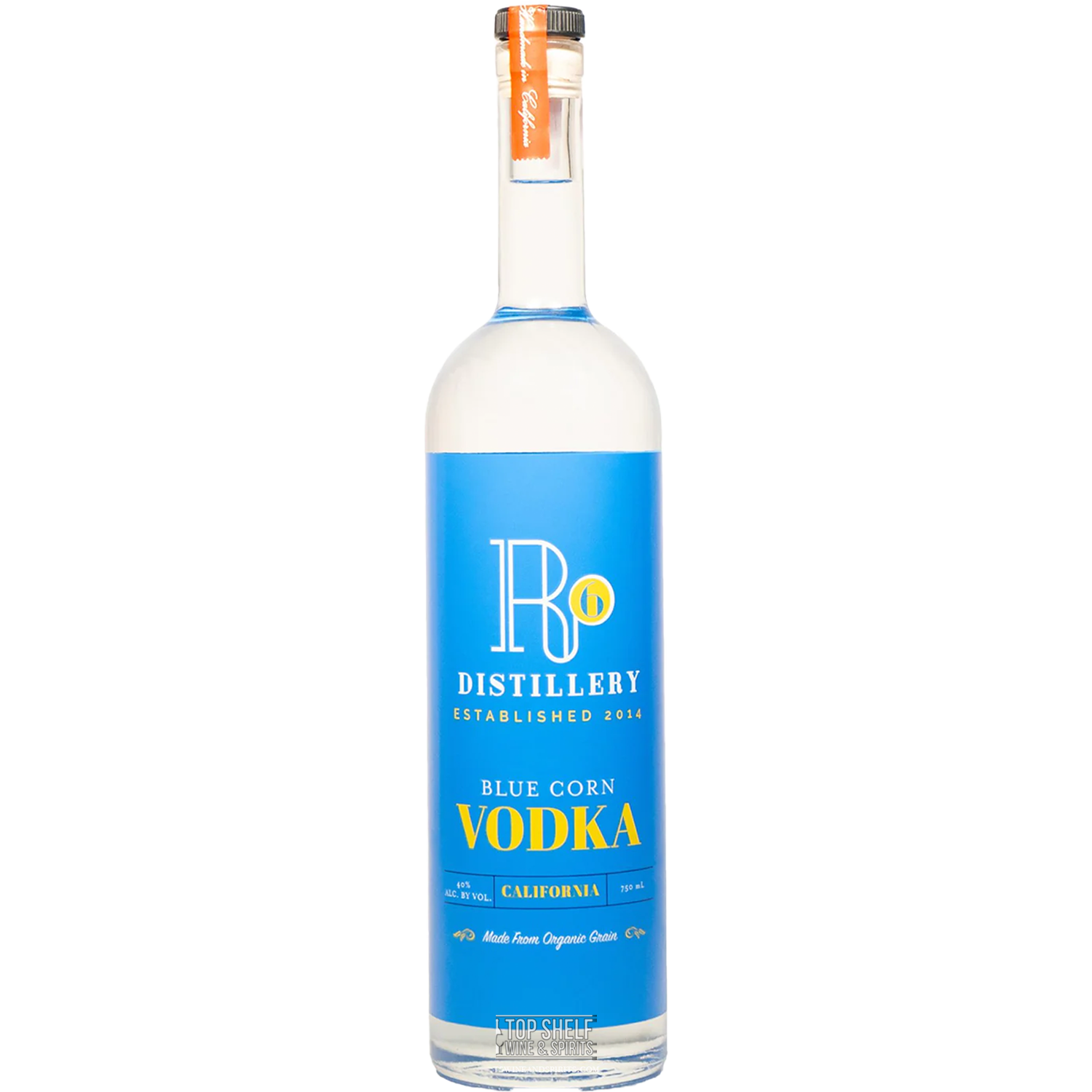 R6 Distillery Blue Corn California Vodka