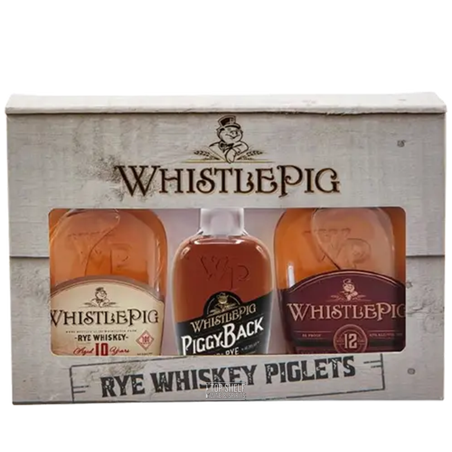 WhistlePig Piglets Rye Whiskey 3 Pack Gift Pack (50mL Set)