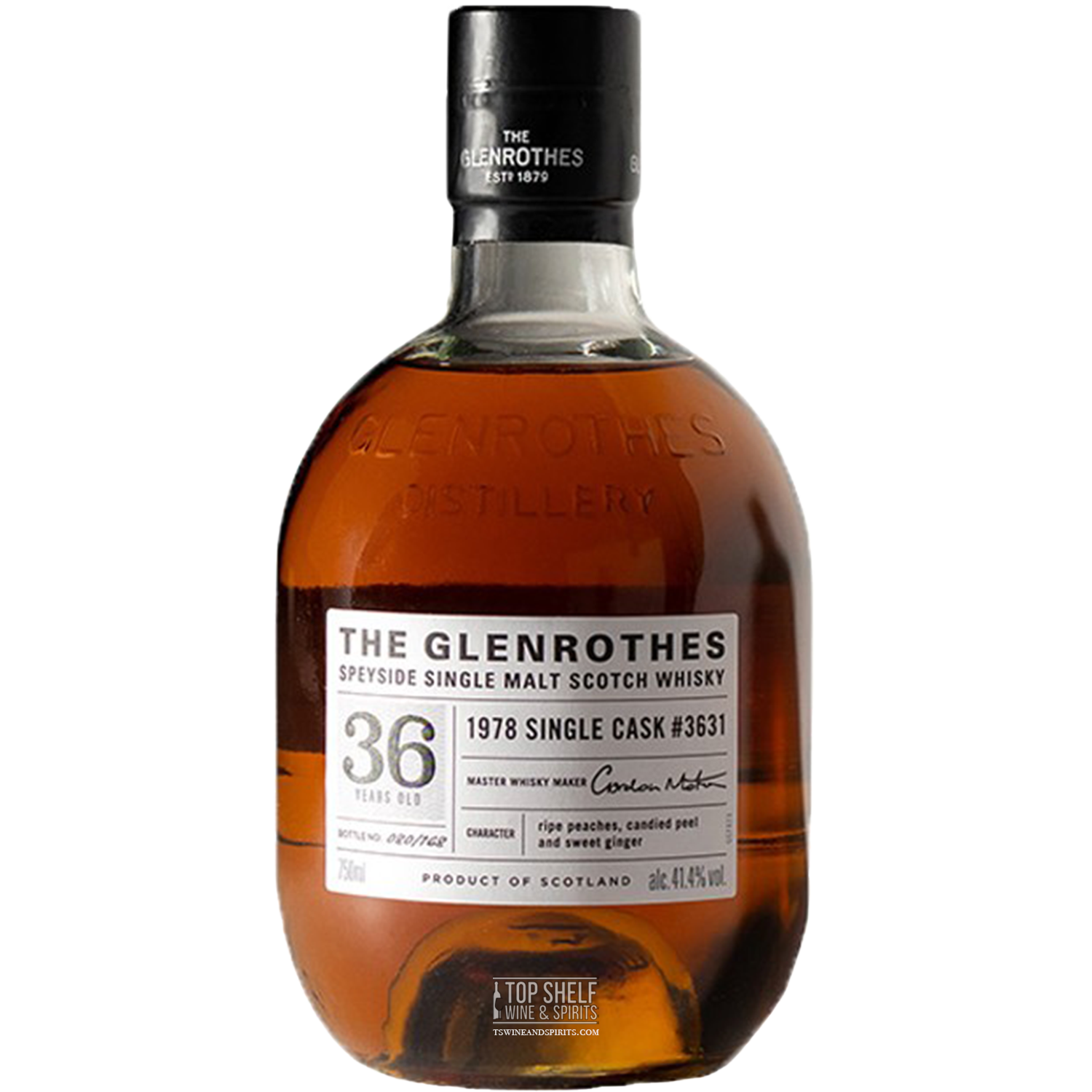 The Glenrothes 1978 Single Cask #3631 36 Year Scotch