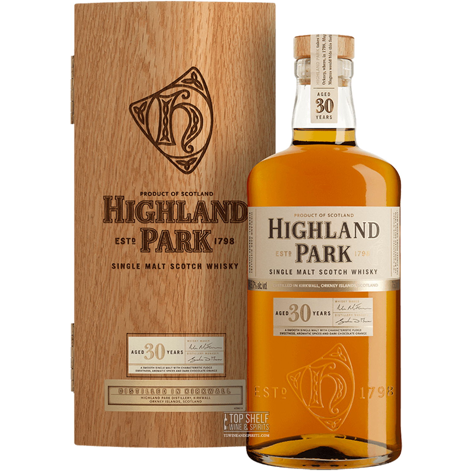 Highland Park 30 Year Single Malt Scotch