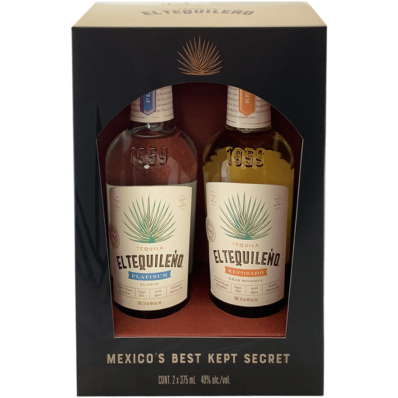 El Tequileño Tequila Gift Pack 2 Bottles (375mL)