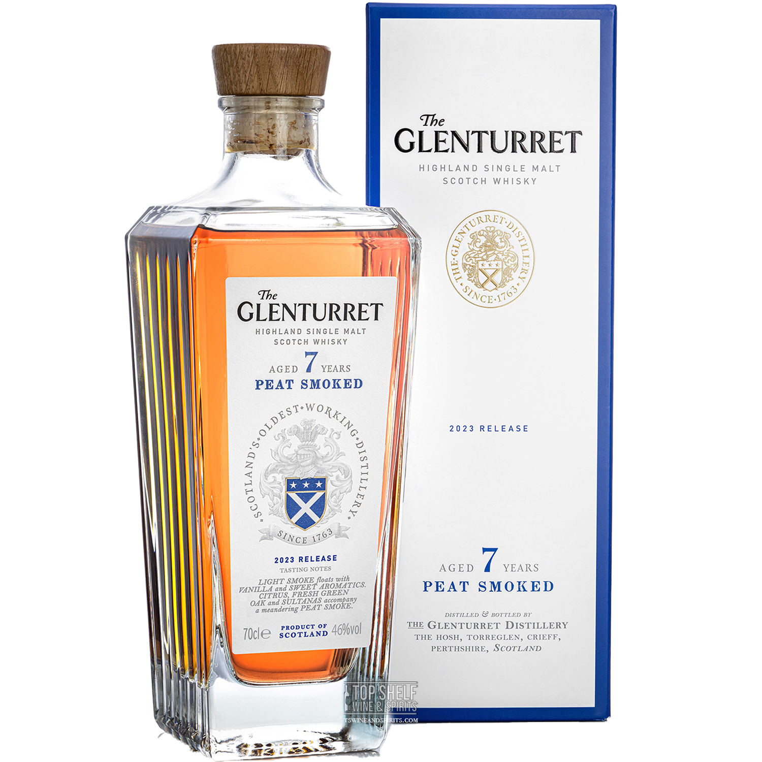 The Glenturret 7 Year Peat Smoked Scotch Whisky