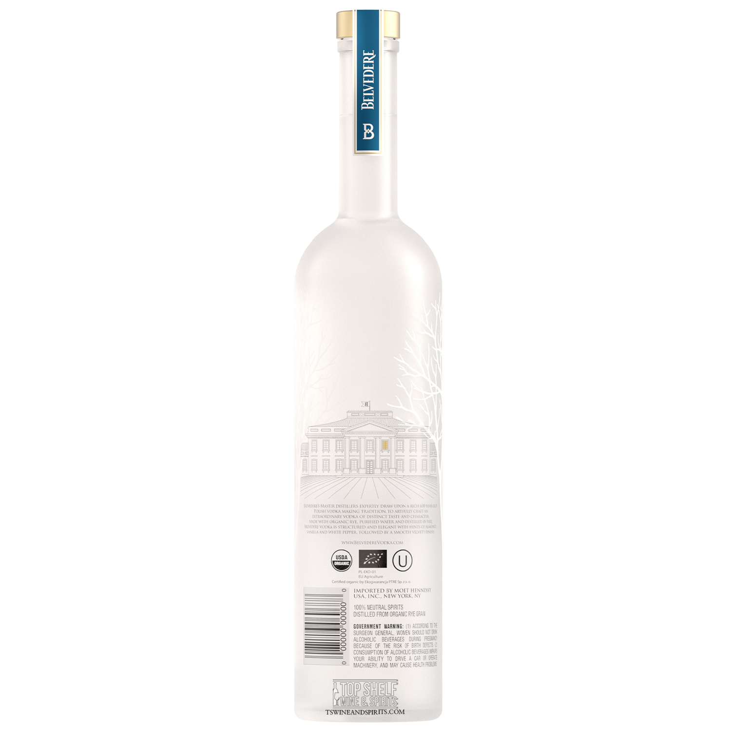 Belvedere Organic Vodka| Delivery Gifting (Engraving Available) 