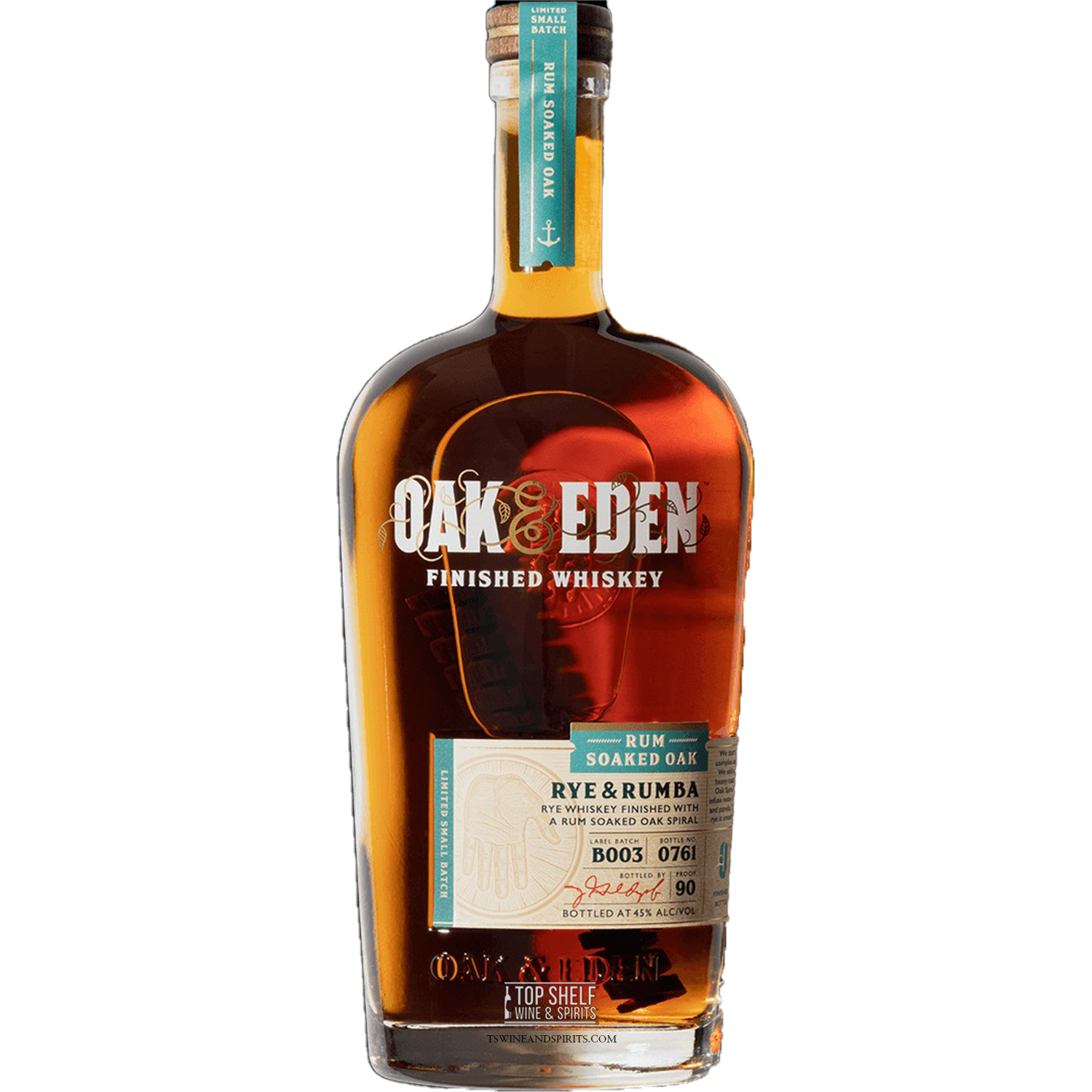 Oak & Eden Rye and Rumba Whiskey