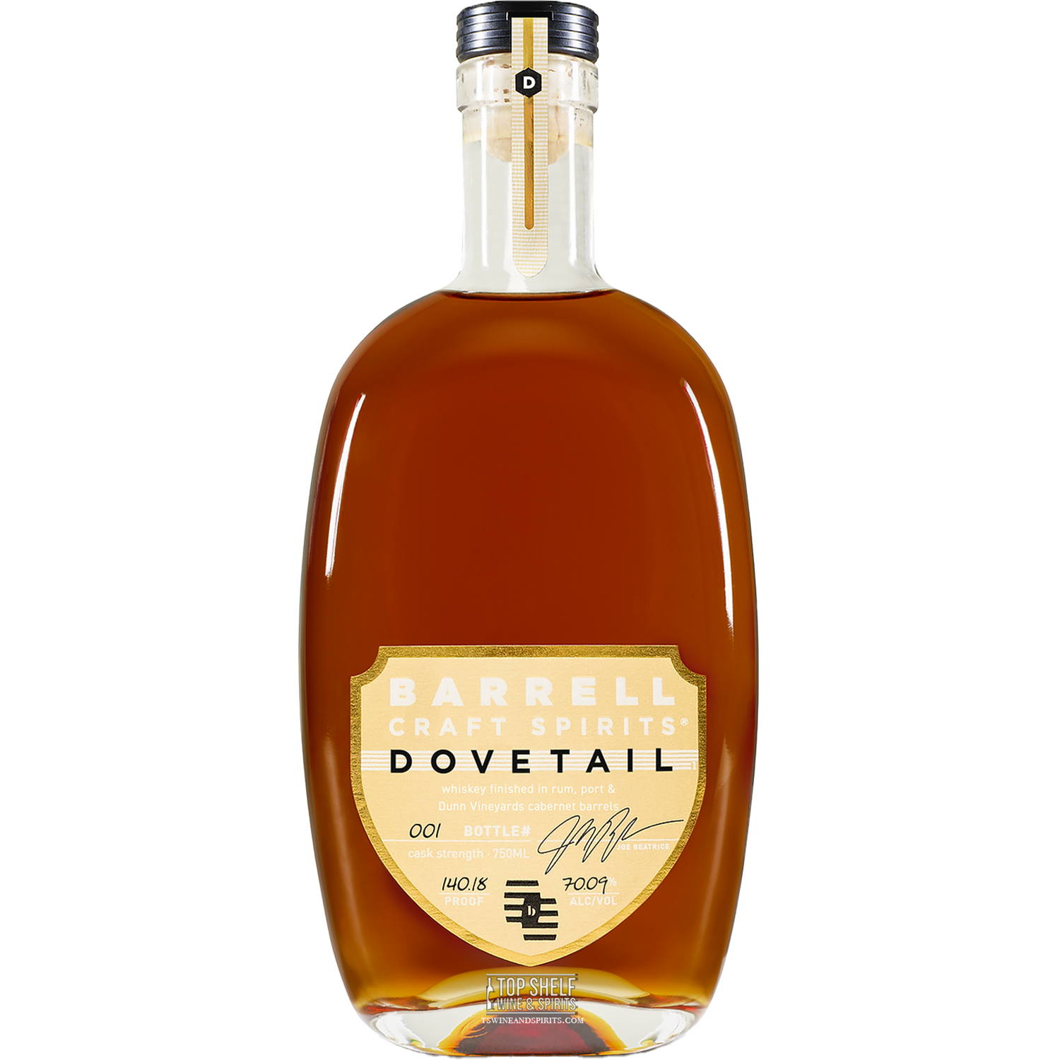 Barrell Craft Spirits Gold Label Dovetail Cask Strength Whiskey
