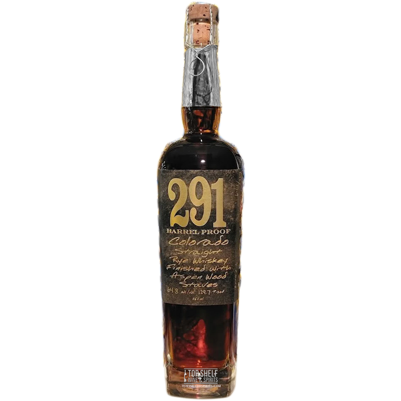 291 Colorado Barrel Proof Straight Rye Whiskey
