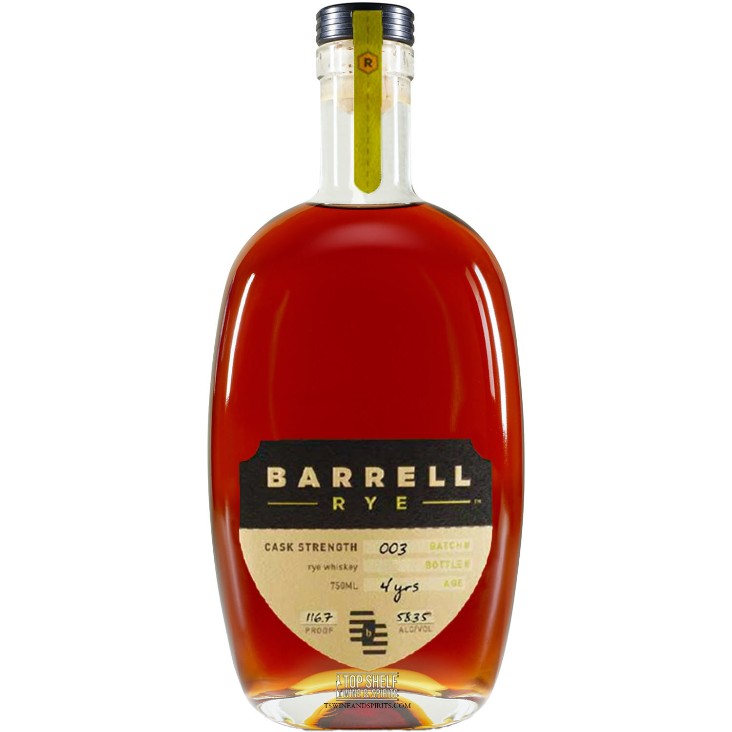 Barrell Craft Spirits Rye Batch 003