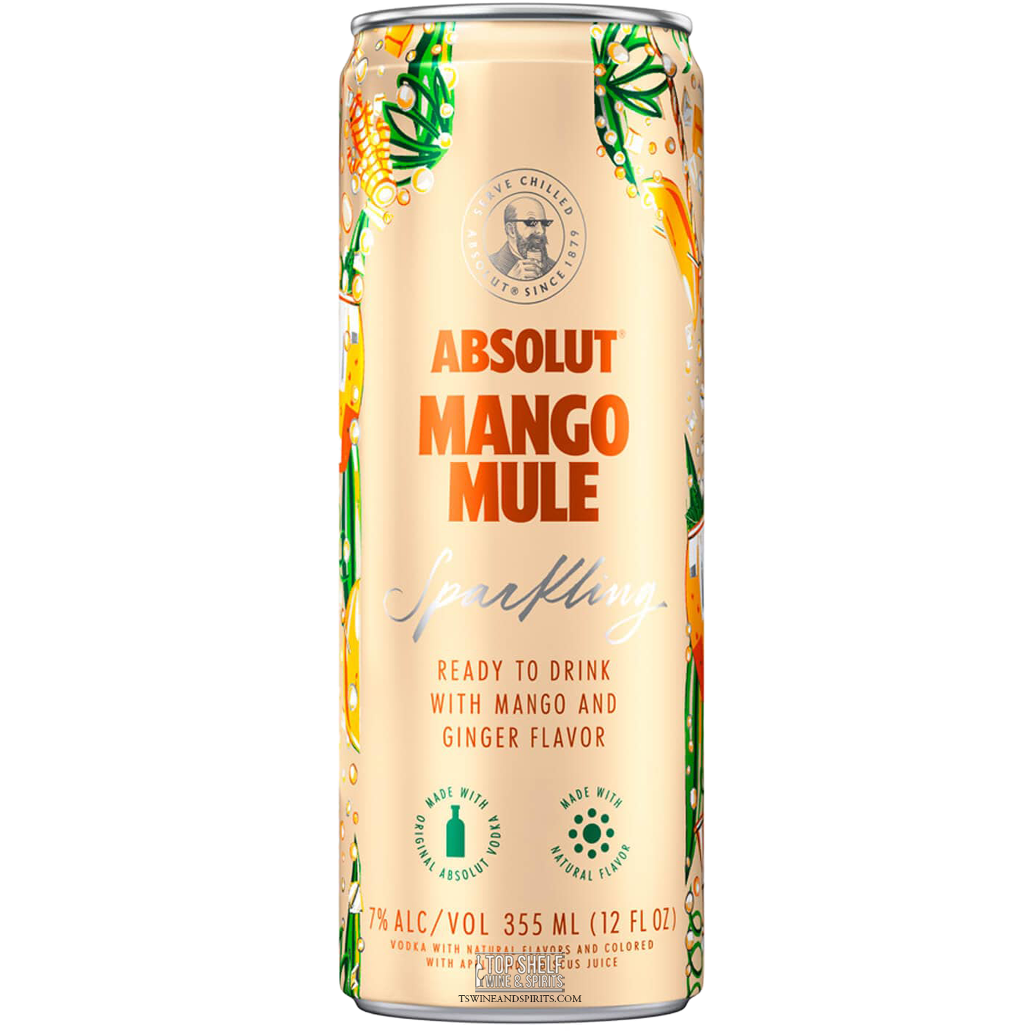 Absolut Mango Mule Cocktail (4 Pack Cans)