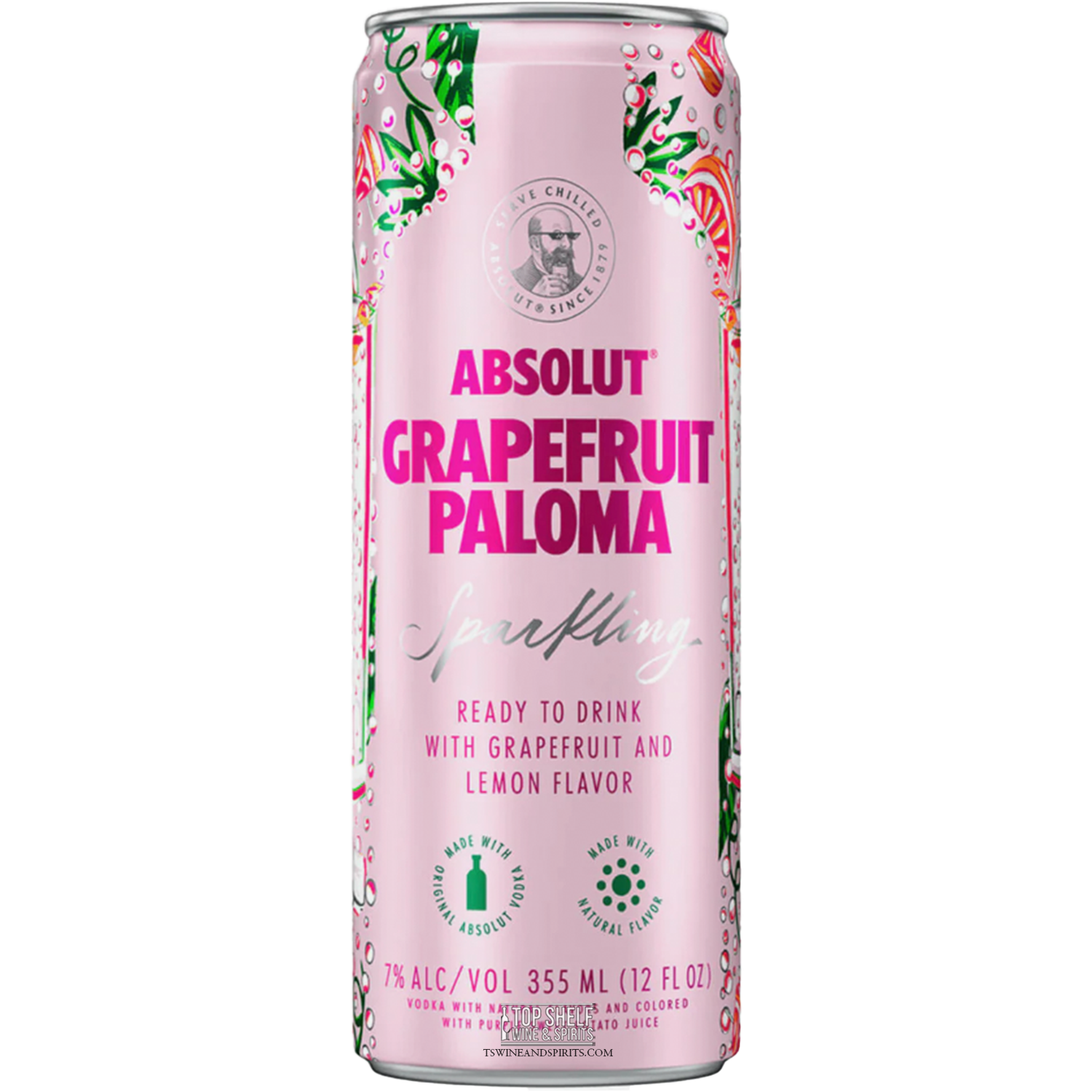 Absolut Grapefruit Paloma Cocktail (4 Pack Cans)
