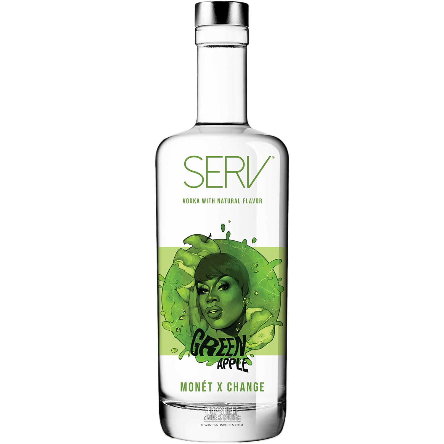 SERV Vodka Green Apple Monet X Change