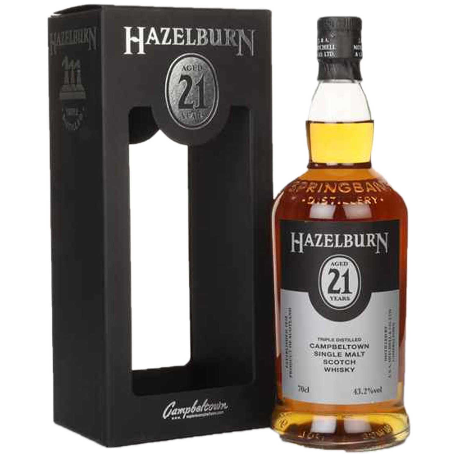 Hazelburn Triple Distilled Campbeltown 21 Year Single Malt Scotch