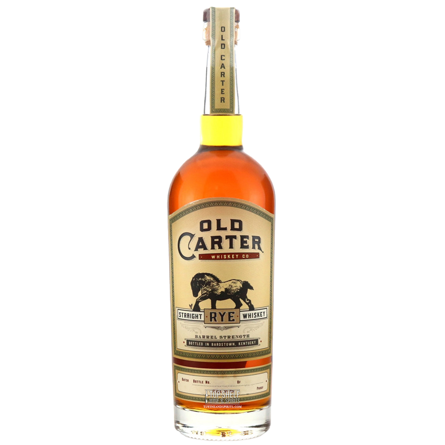 Old Carter Straight Rye Whiskey Batch 11
