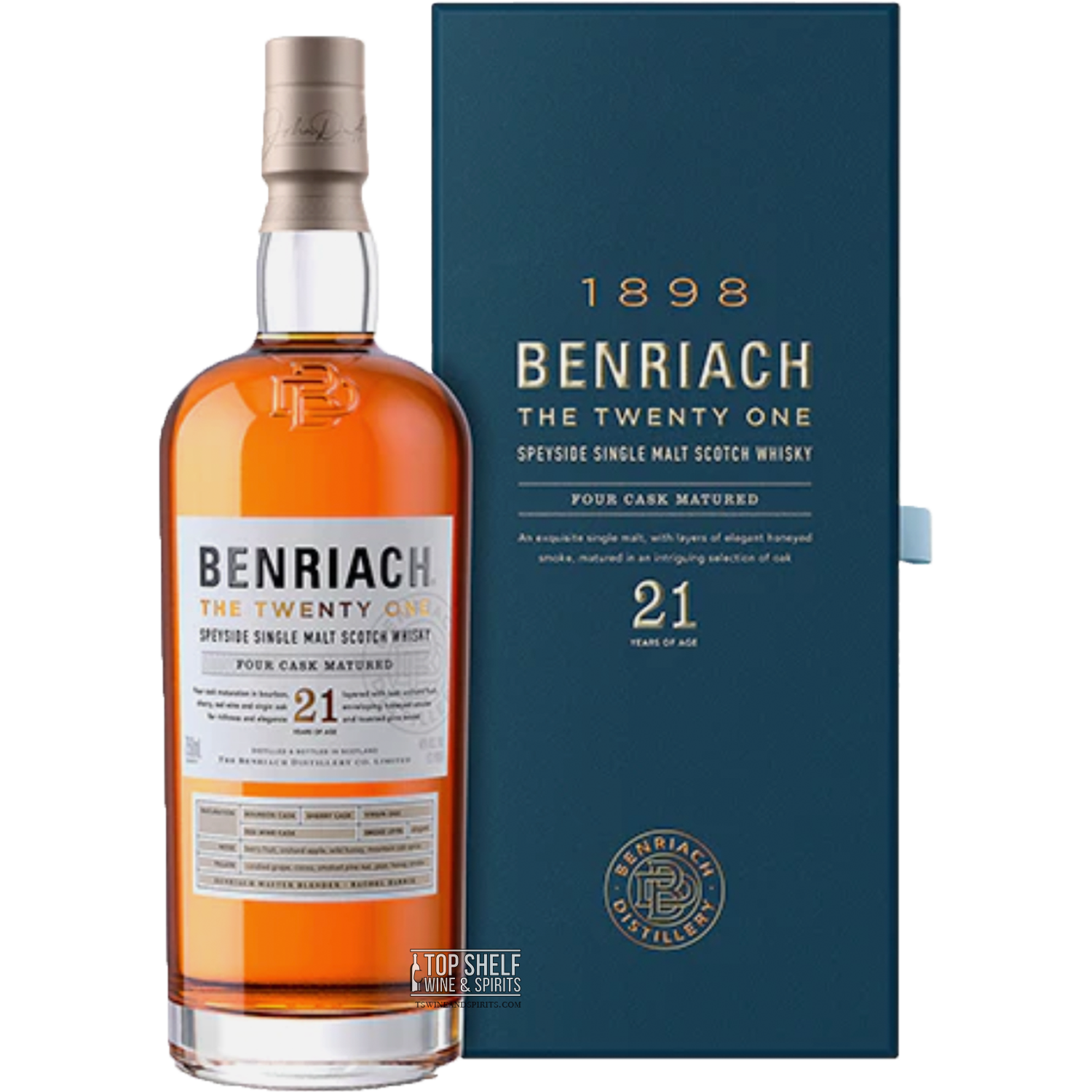 Benriach 21 Year Speyside Single Malt Scotch
