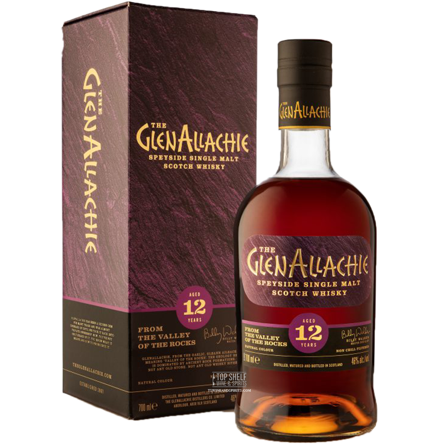 GlenAllachie 12 Year Single Malt Scotch