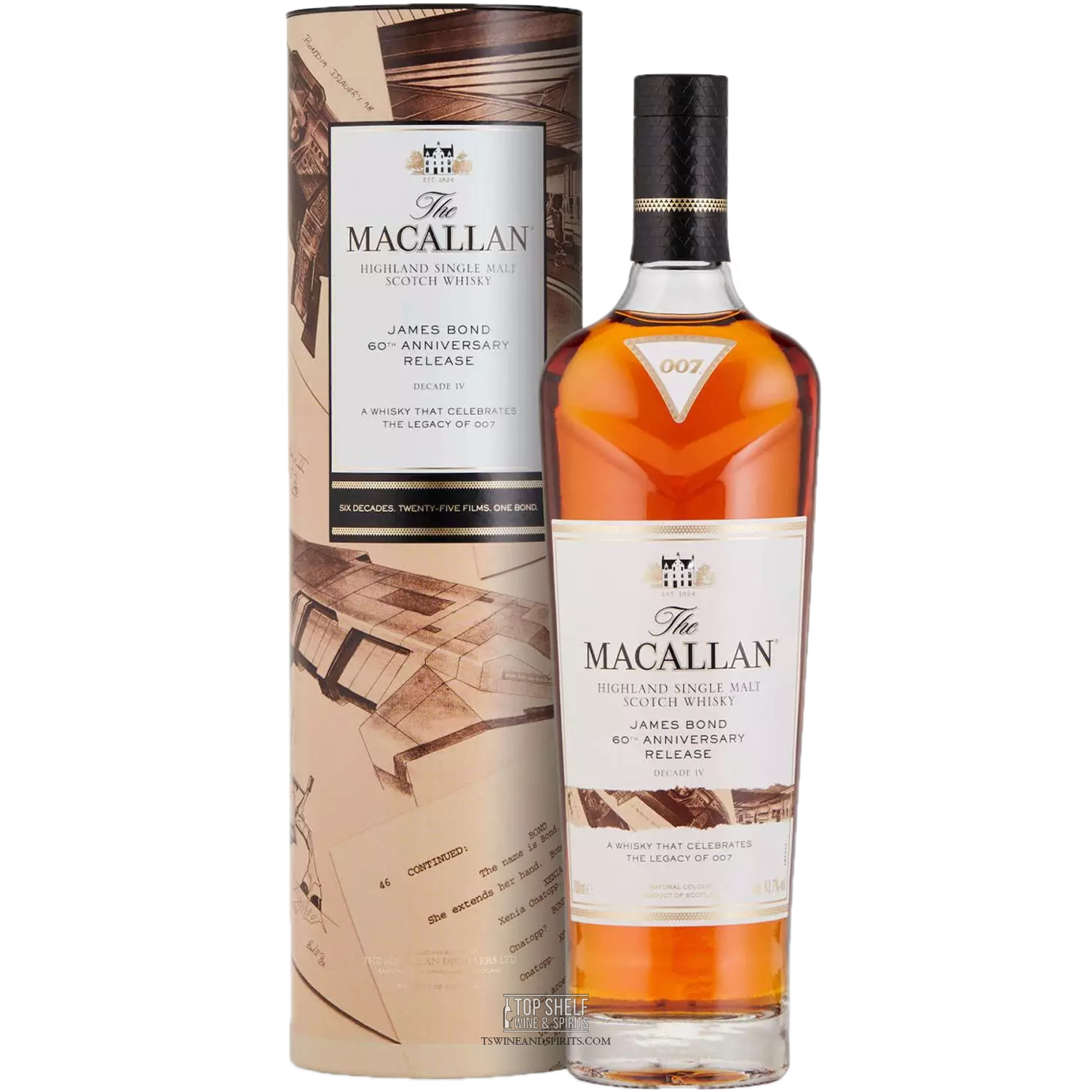 Macallan James Bond 60th Anniversary Release Decade IV