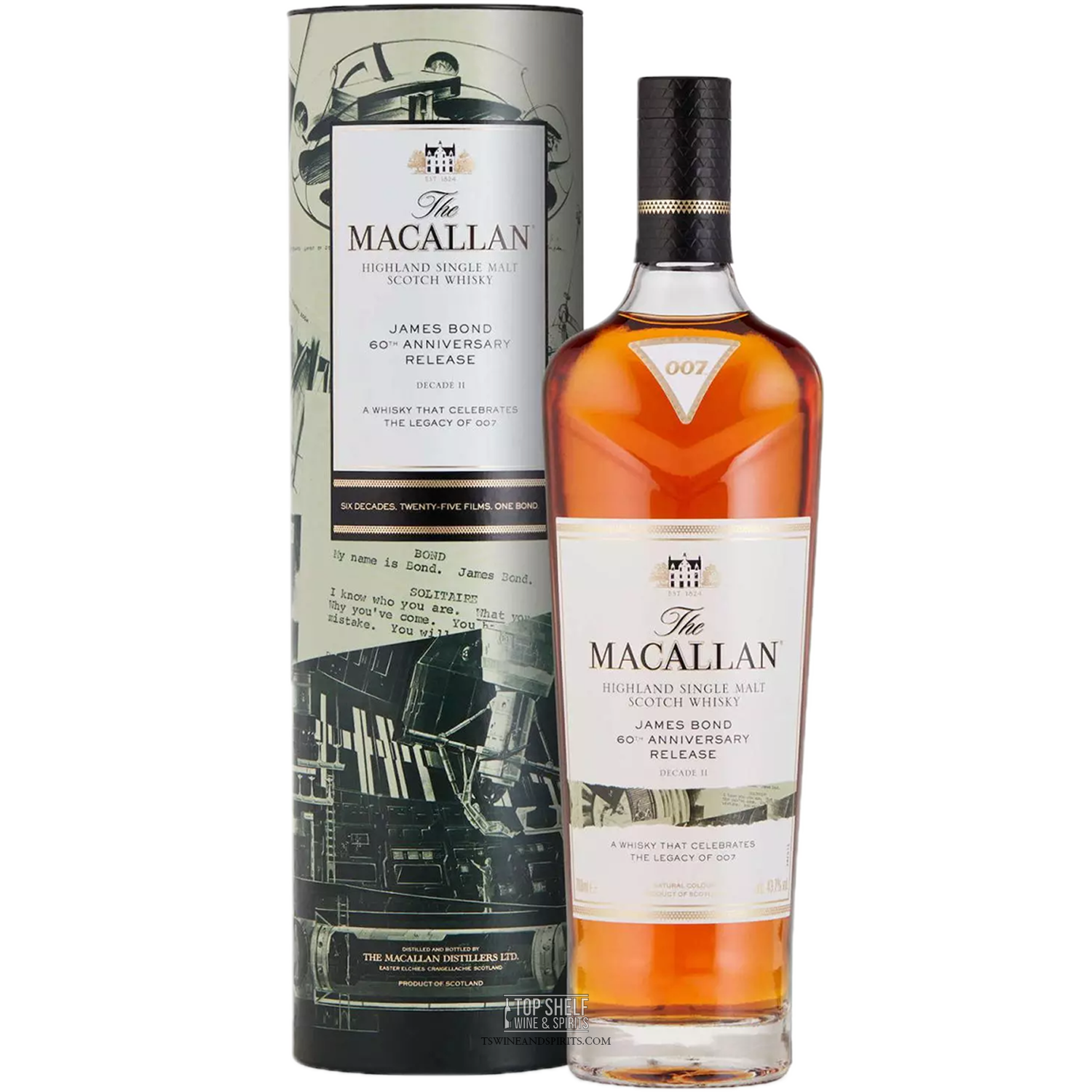 Macallan James Bond 60th Anniversary Release Decade II