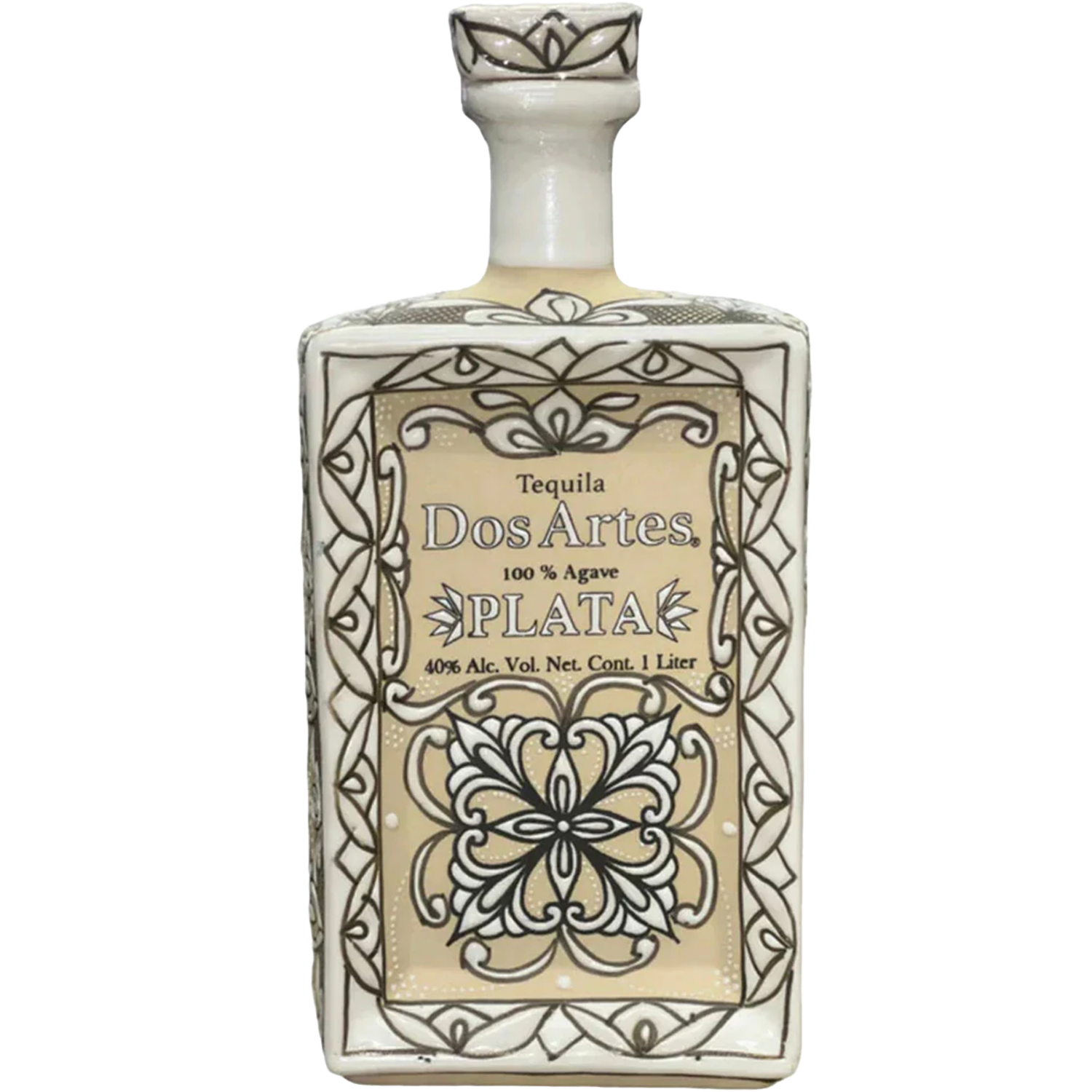 Dos Artes Plata Ceramic Small Batch Tequila 1L