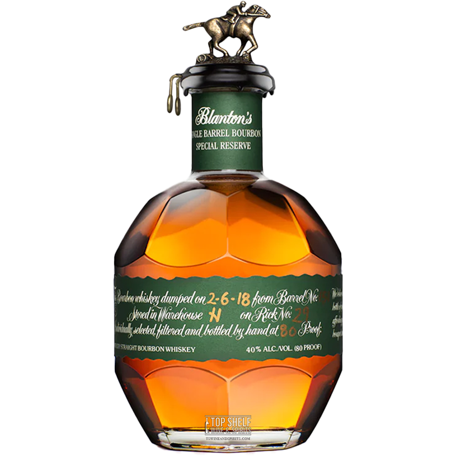 Blanton's Green Label Single Barrel Kentucky Bourbon