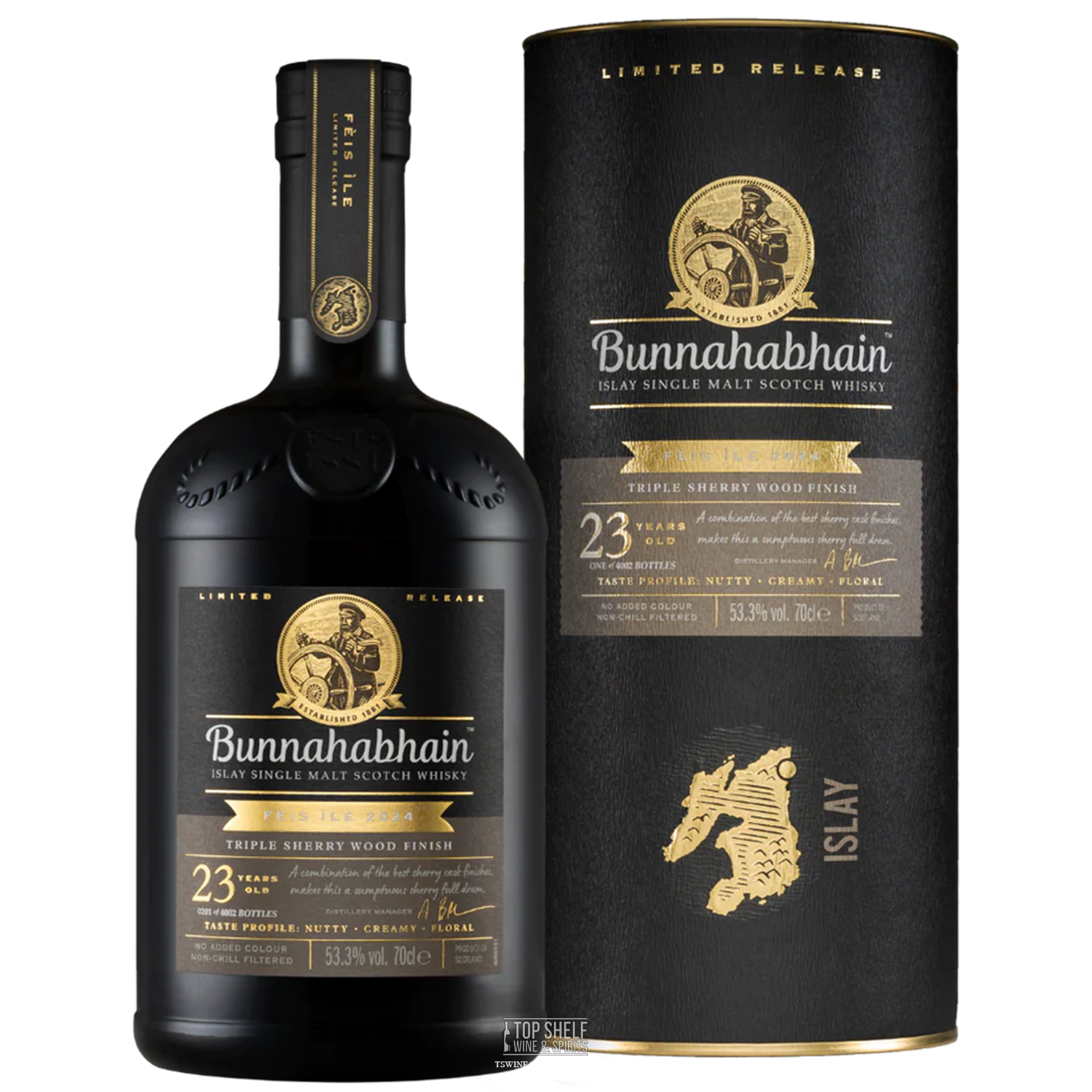 Bunnahabhain Fèis Ìle 2024: 23 Year Old Triple Sherry Wood Finish