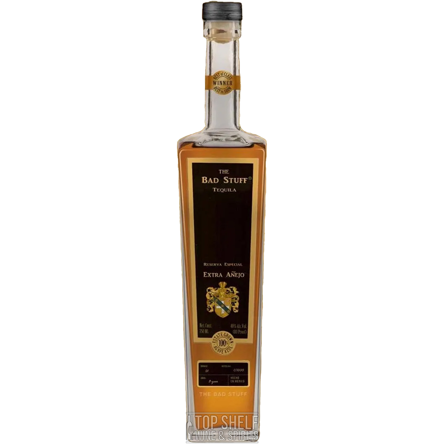 The Bad Stuff Reserva Especial 3 Year Extra Añejo Tequila