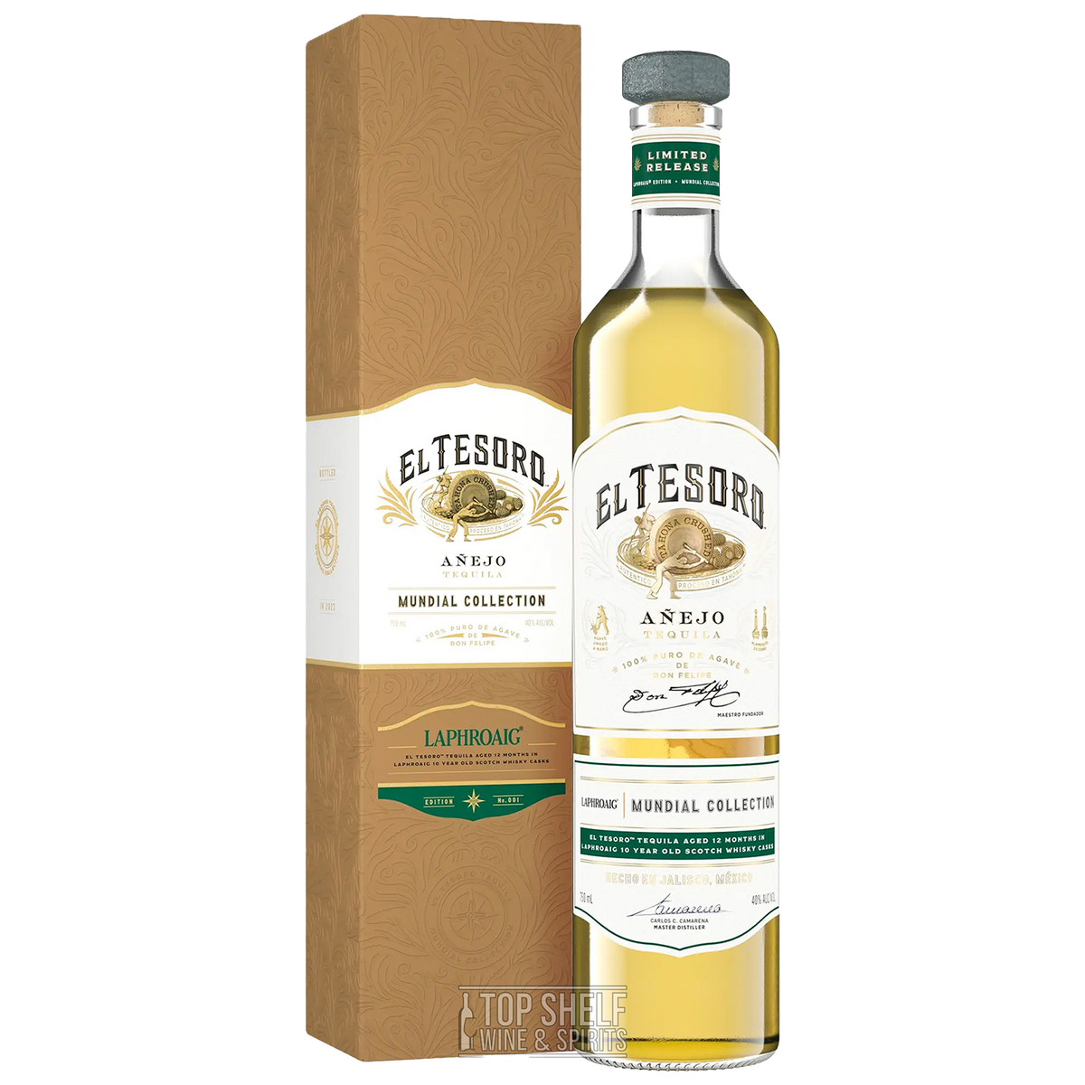 El Tesoro Mundial Laphroaig Scotch Cask Collection Añejo Tequila