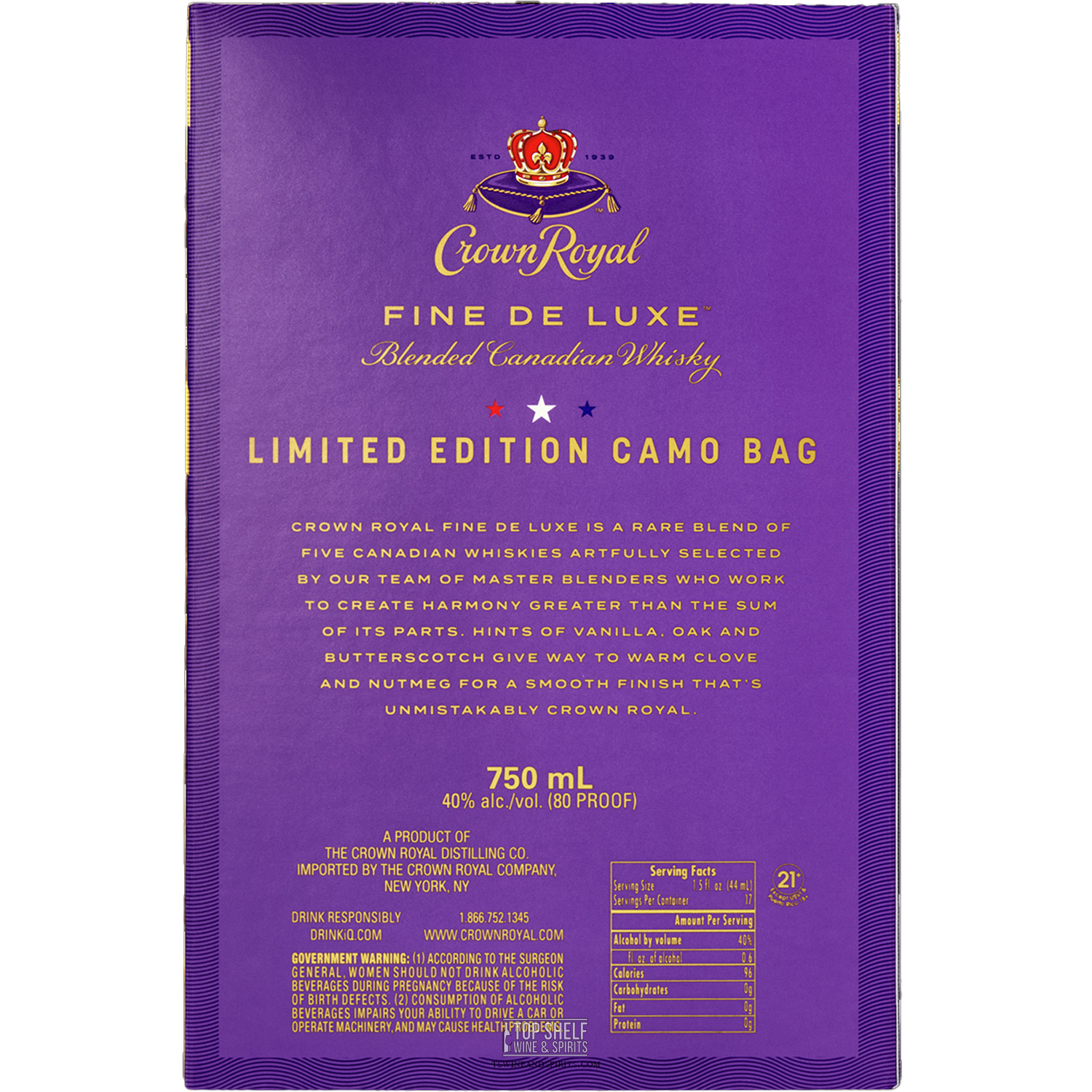 Crown Royal Camo Whisky (Limited Edition)