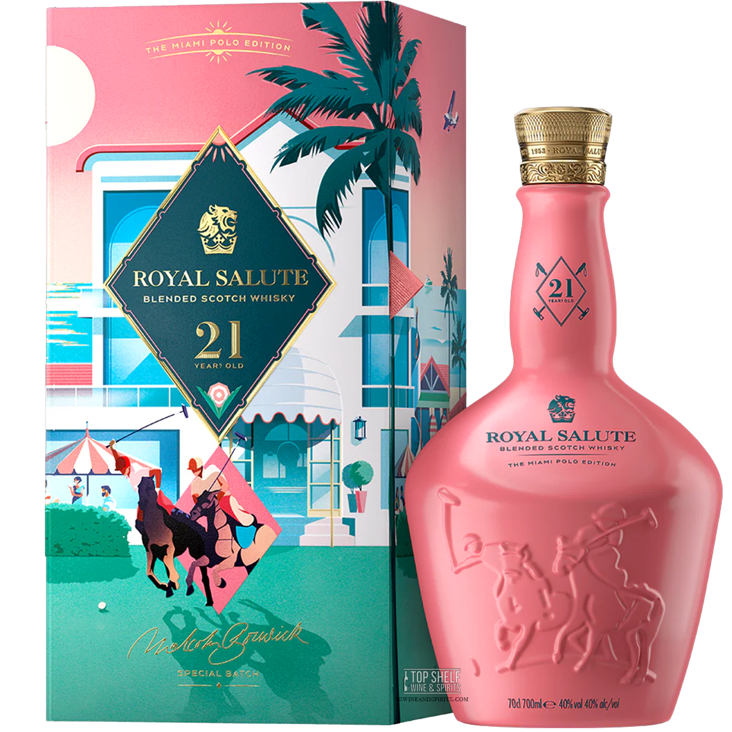 ウイスキー  SALUTE21 THE  POLO EDITION Royal Salute The Miami Polo Edition 21 Year Blended Scotch