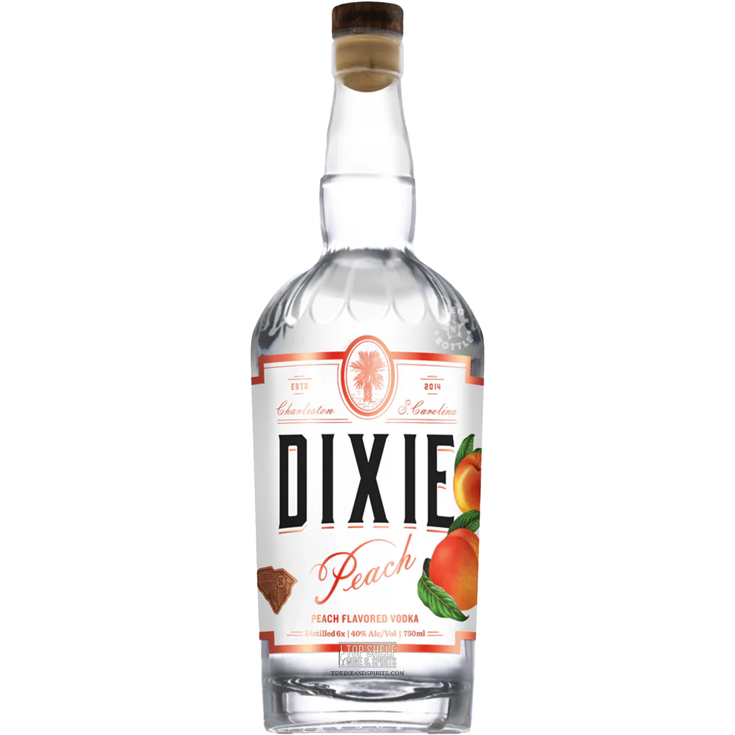 Dixie Peach Flavored Vodka