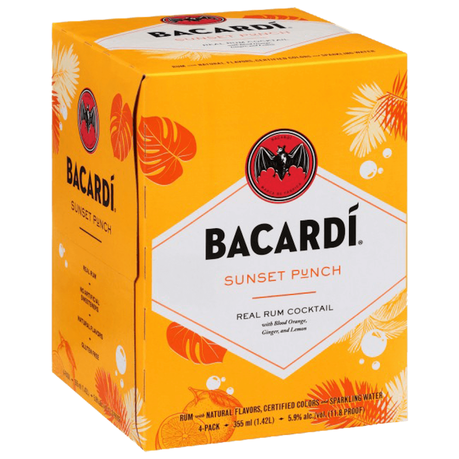 Bacardí Sunset Punch Cocktail (4 Pack)