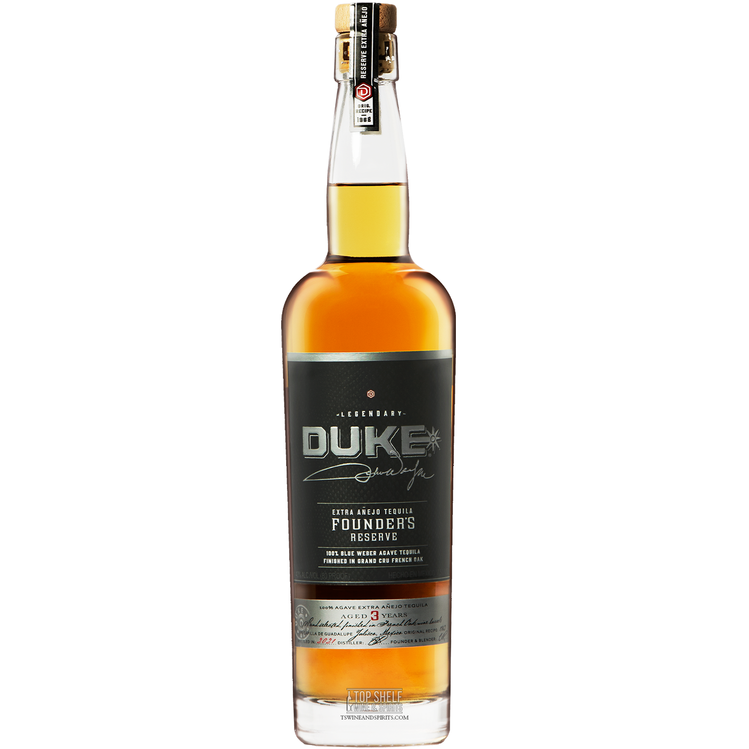 Duke Founder's Reserve 3 Year Extra Añejo Tequila