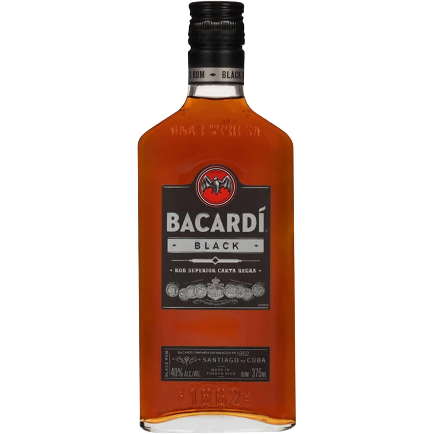 Bacardí Black Rum 375mL