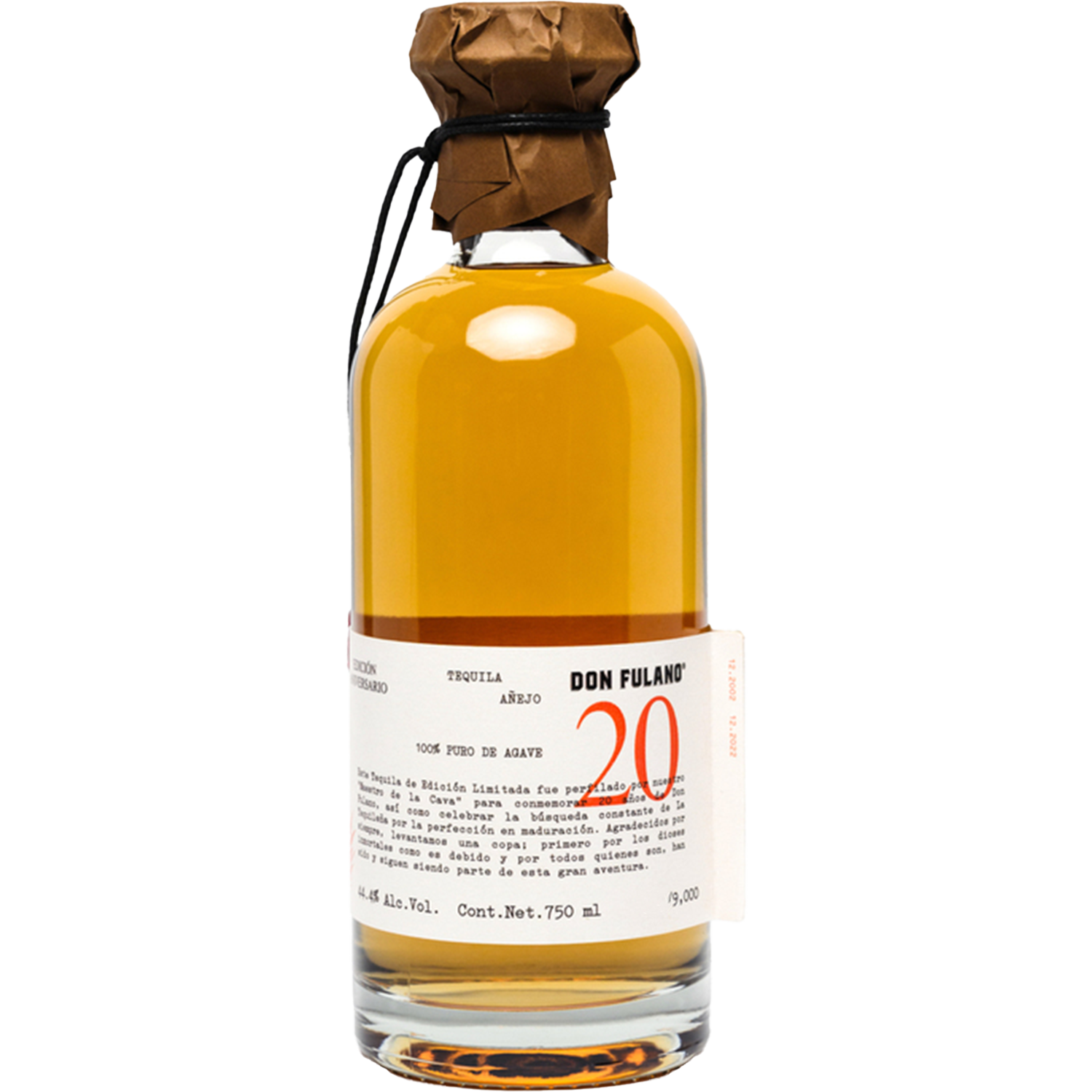 Don Fulano 20th Anniversary Añejo Tequila (Limited Edition)