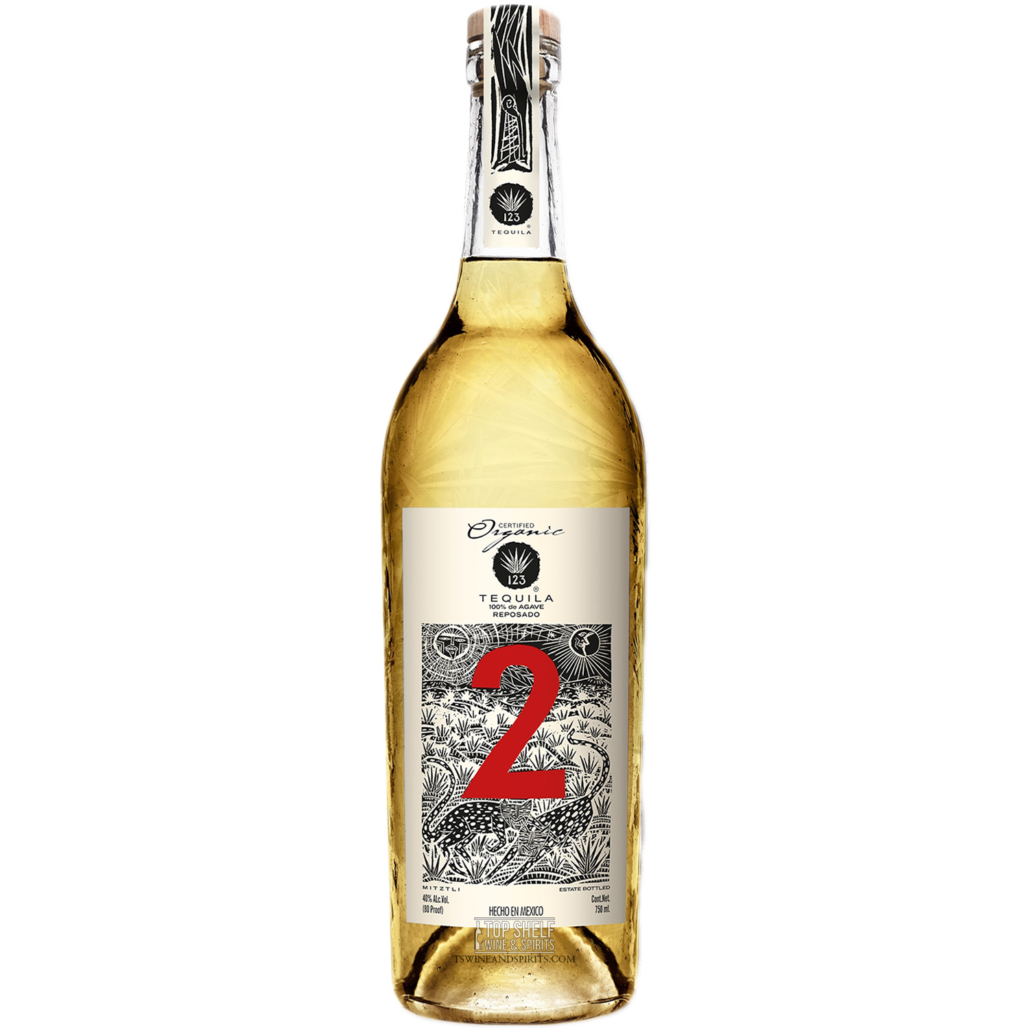 123 Organic Reposado (Dos) Tequila