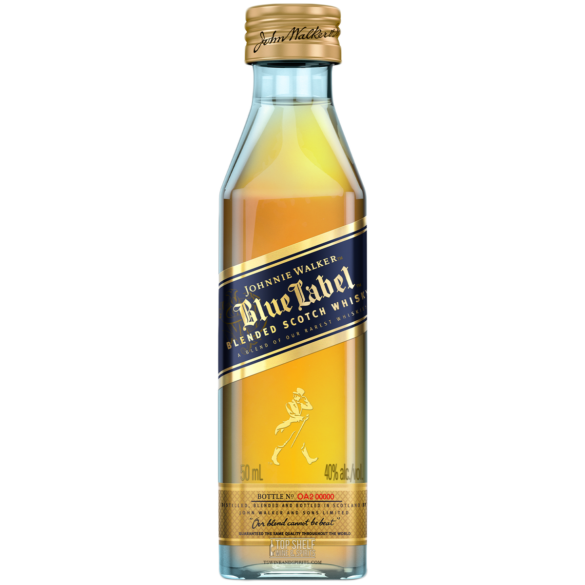 Johnnie Walker Blue Label 6 x 50mL  Mini Alcohol Bottles – Bourbon Central