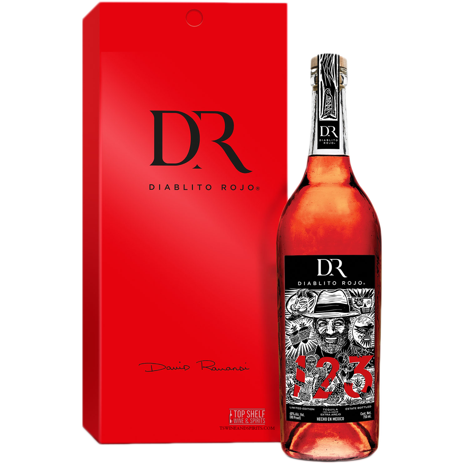 123 Organic Extra Añejo (Diablito Rojo) Tequila