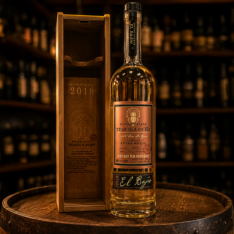 Tequila Ocho Single Estate El Bajío 2018 Extra Añejo Tequila