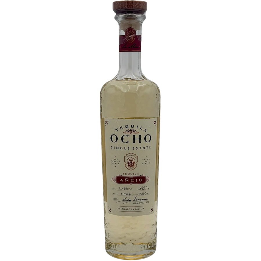 Tequila Ocho Single Estate La Mesa 2025 Añejo Tequila