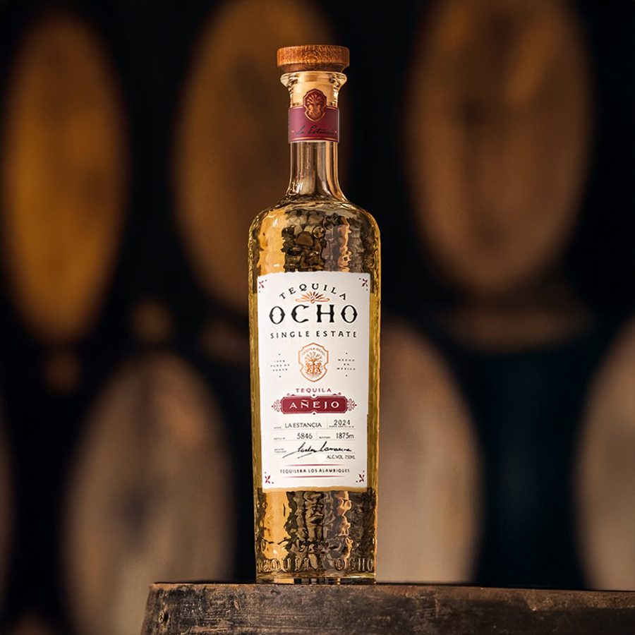 Tequila Ocho Single Estate Las Raíces Añejo Tequila 2024
