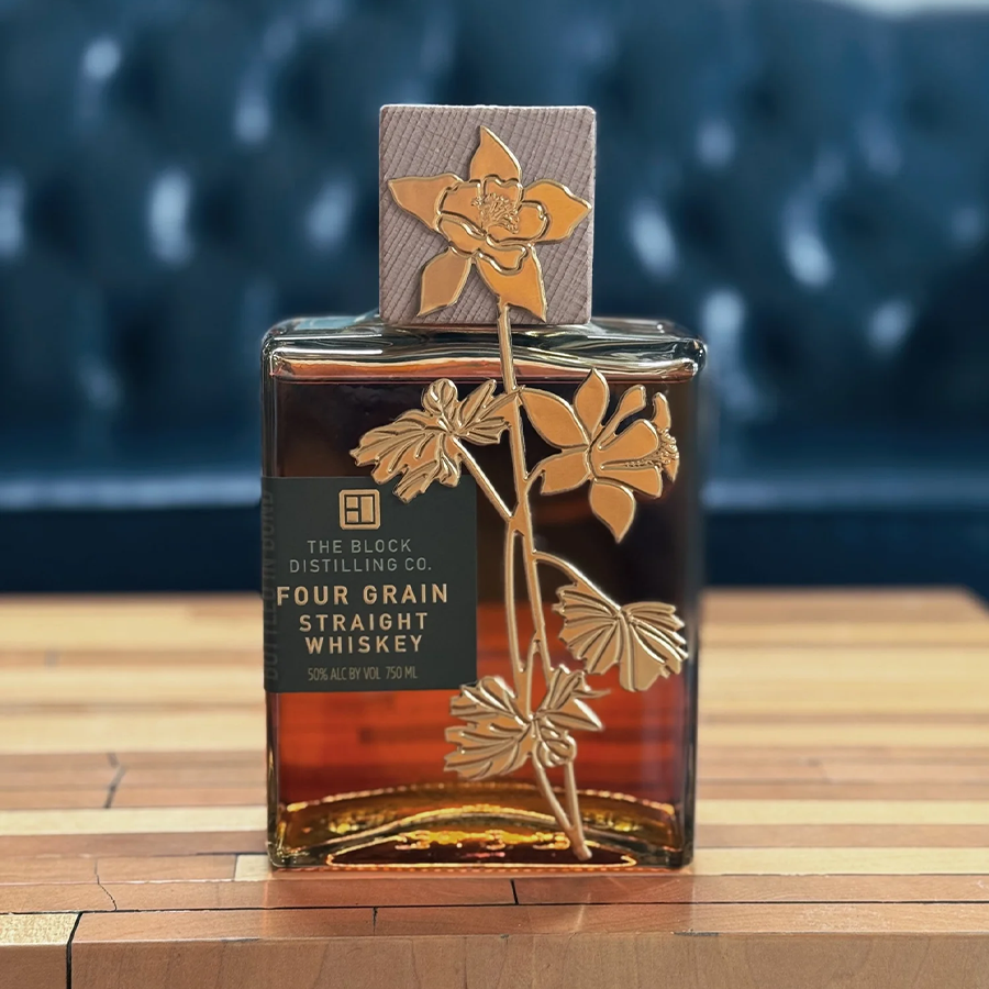 The Block Distilling Co Bottled in Bond Four Grain Straight Whiskey