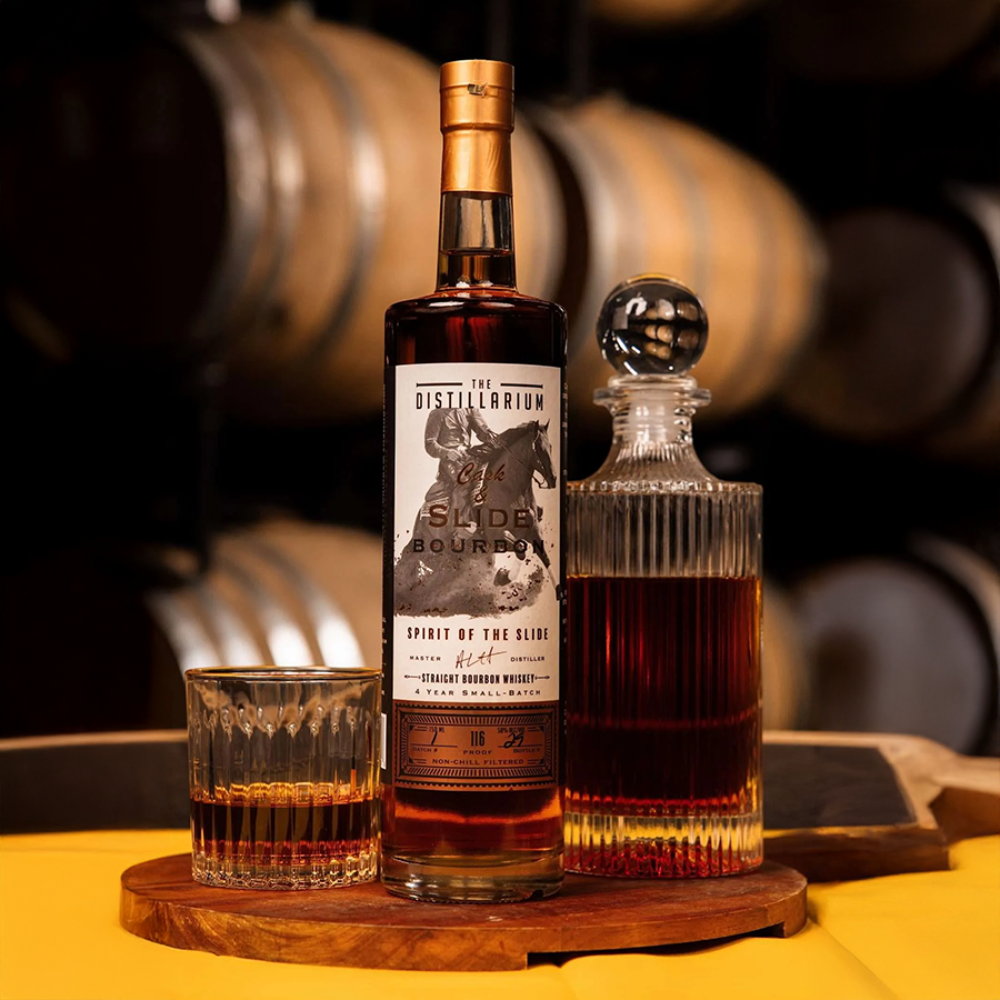 The Distillarium Cask & Slide Cask Strength Straight Bourbon