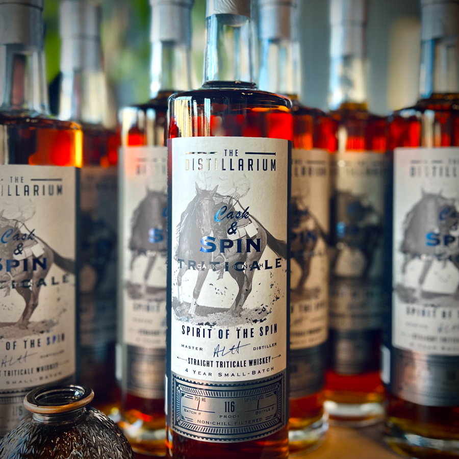 The Distillarium Cask & Spin Cask Strength Triticale Whiskey