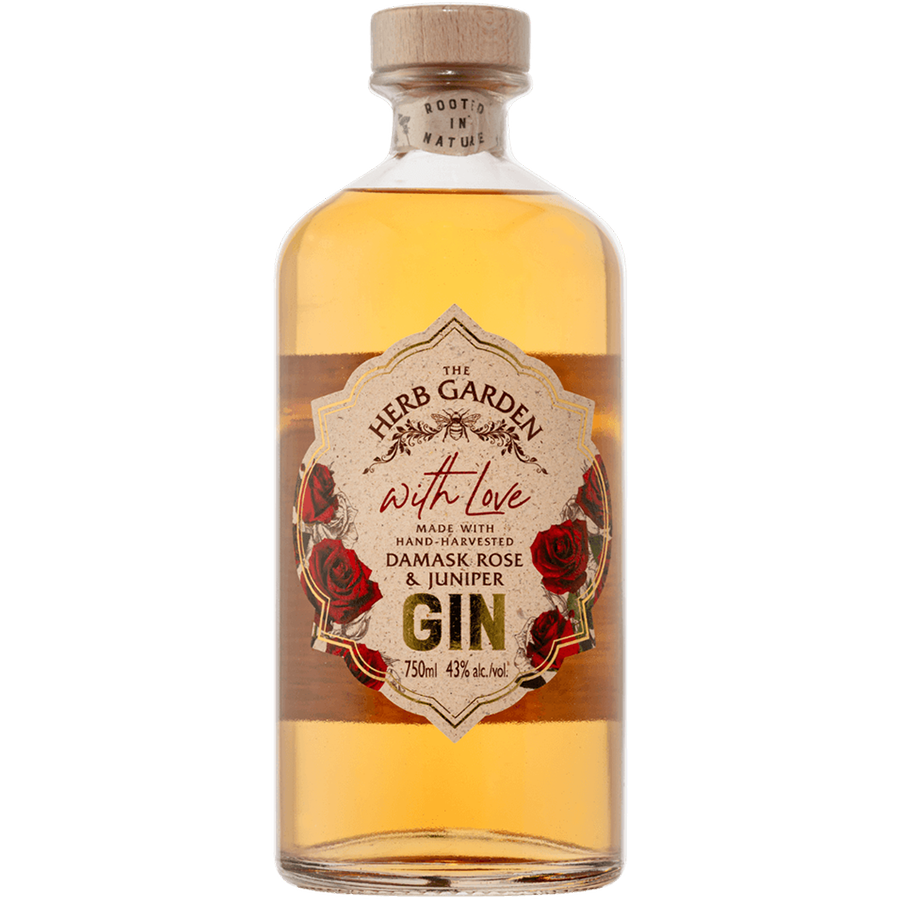 The Herb Garden Damask Rose & Juniper 'With Love' Gin
