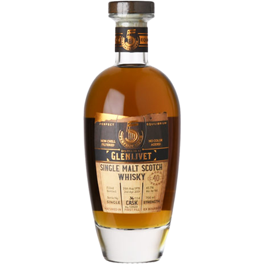 The Perfect Fifth Glenlivet 40 Year Single Malt Scotch Whisky 700ml