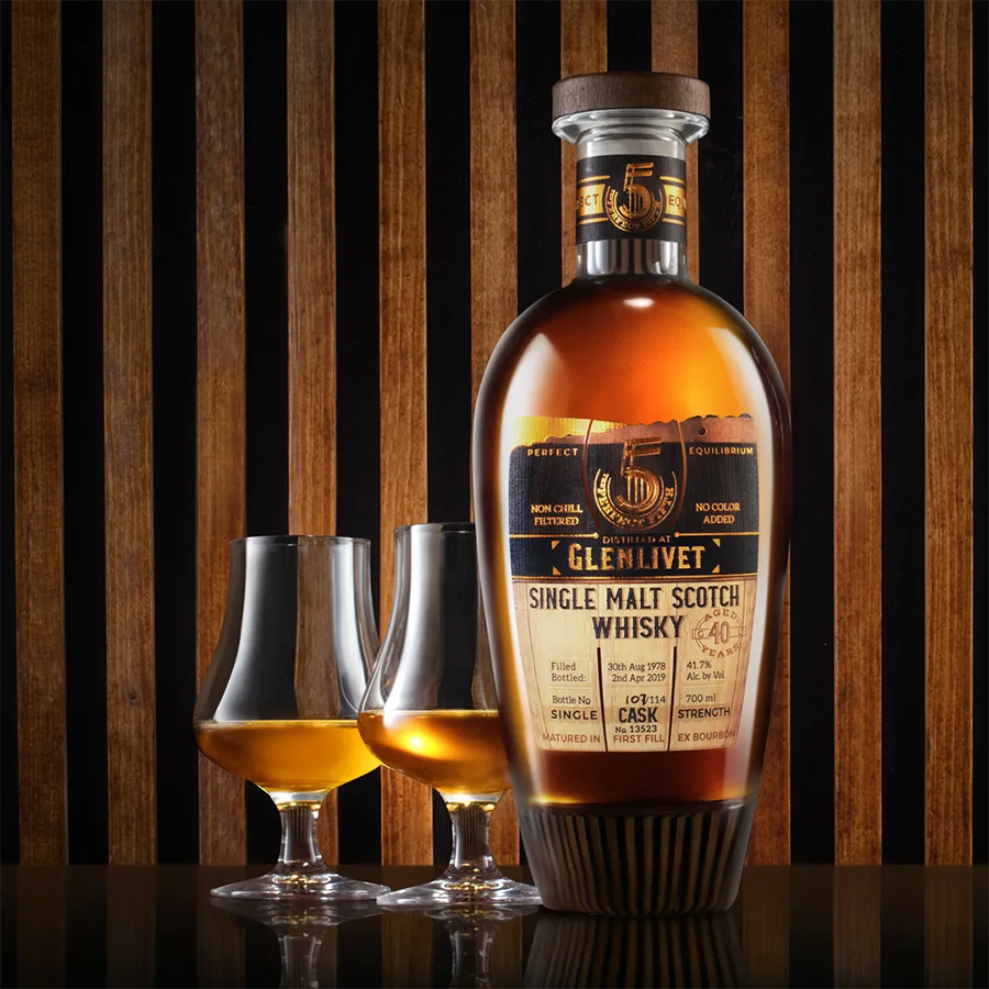 The Perfect Fifth Glenlivet 40 Year Single Malt Scotch Whisky 700ml