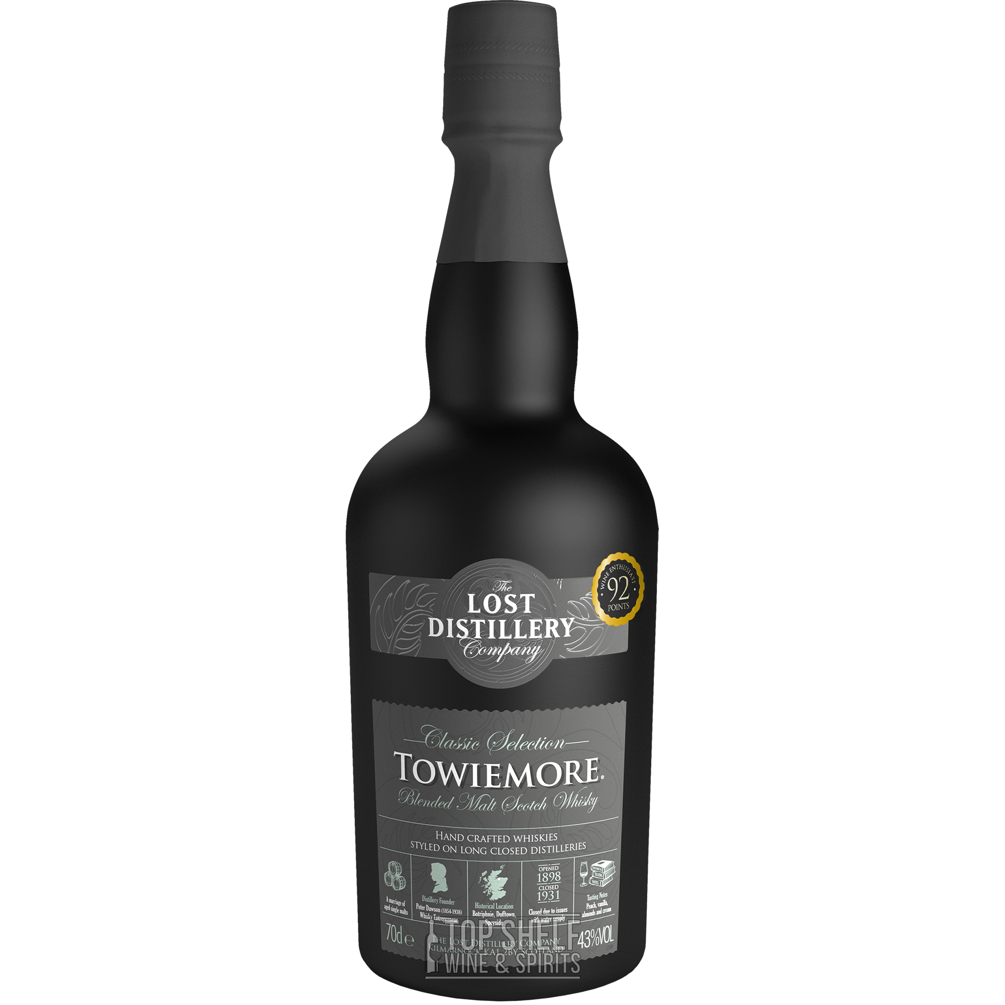 Lost Distillery Towiemore Classic Selection Blended Malt Scotch