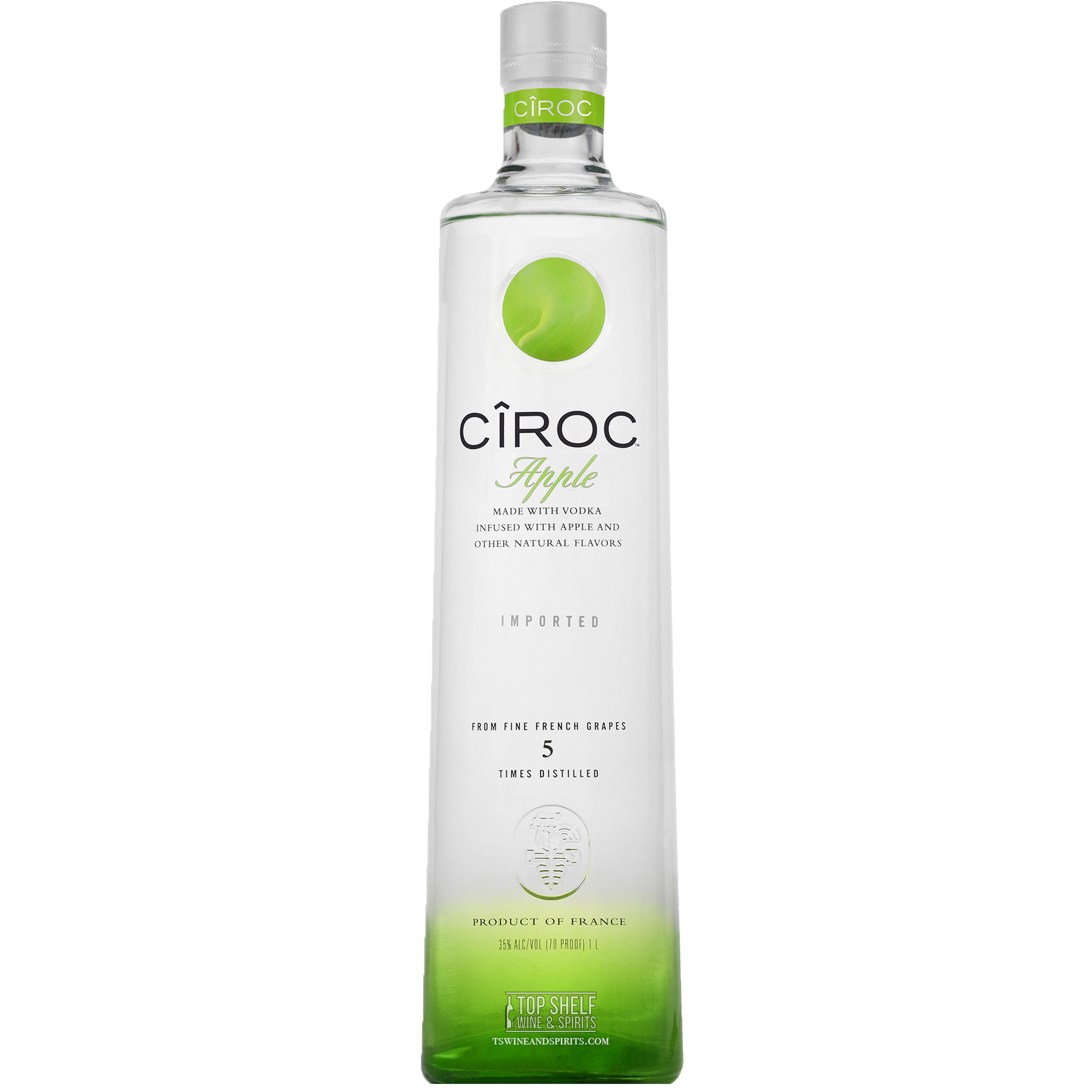 送料込♡シロックCiroc Appleアップル ウォッカVodka 1000ml Cîroc Apple Vodka - BottleBuzz
