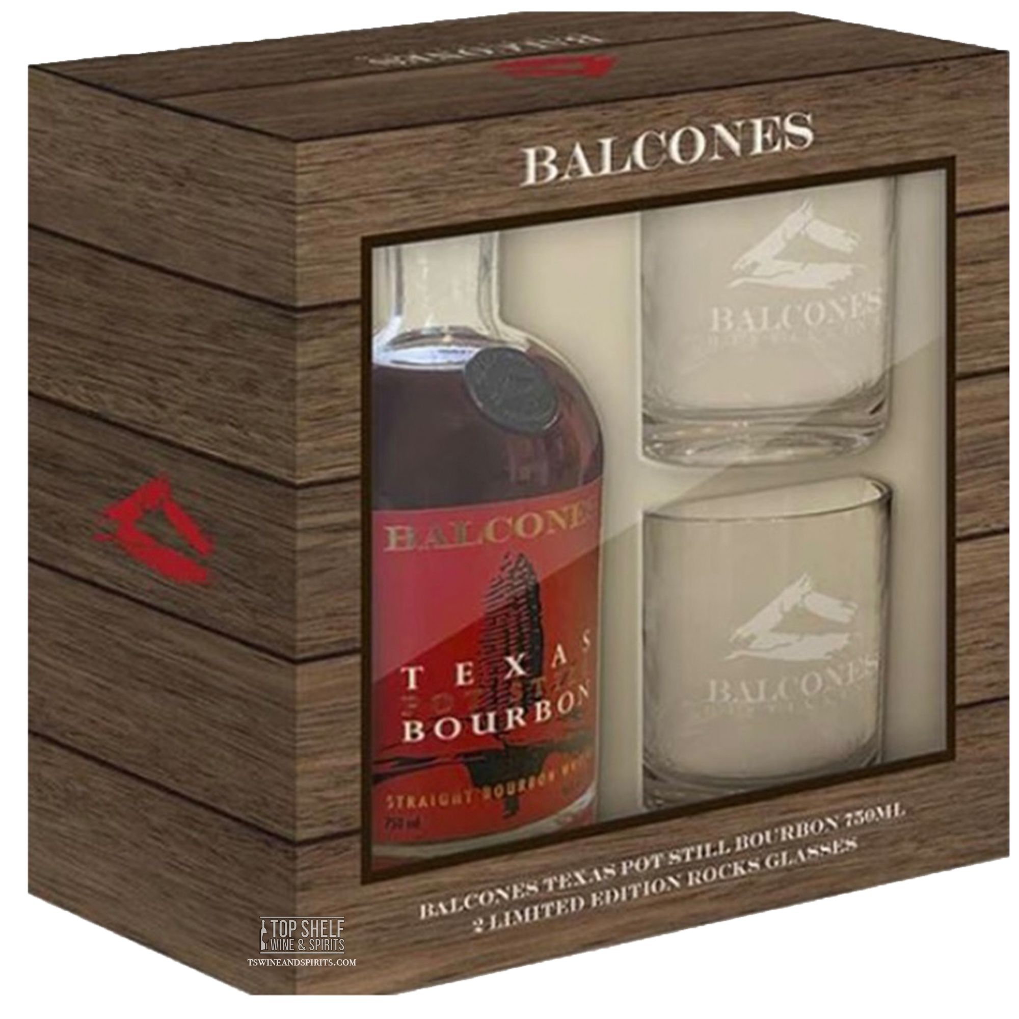 Balcones Texas Pot Still Straight Bourbon Gift Set