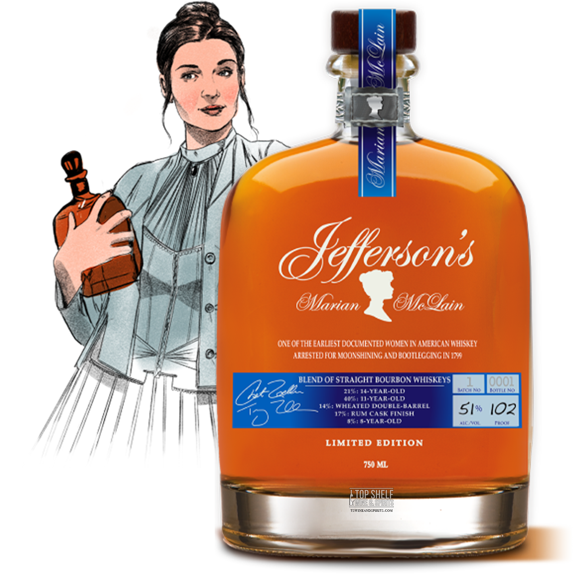 Jefferson's Marian McLane Bourbon (Limited Edition)