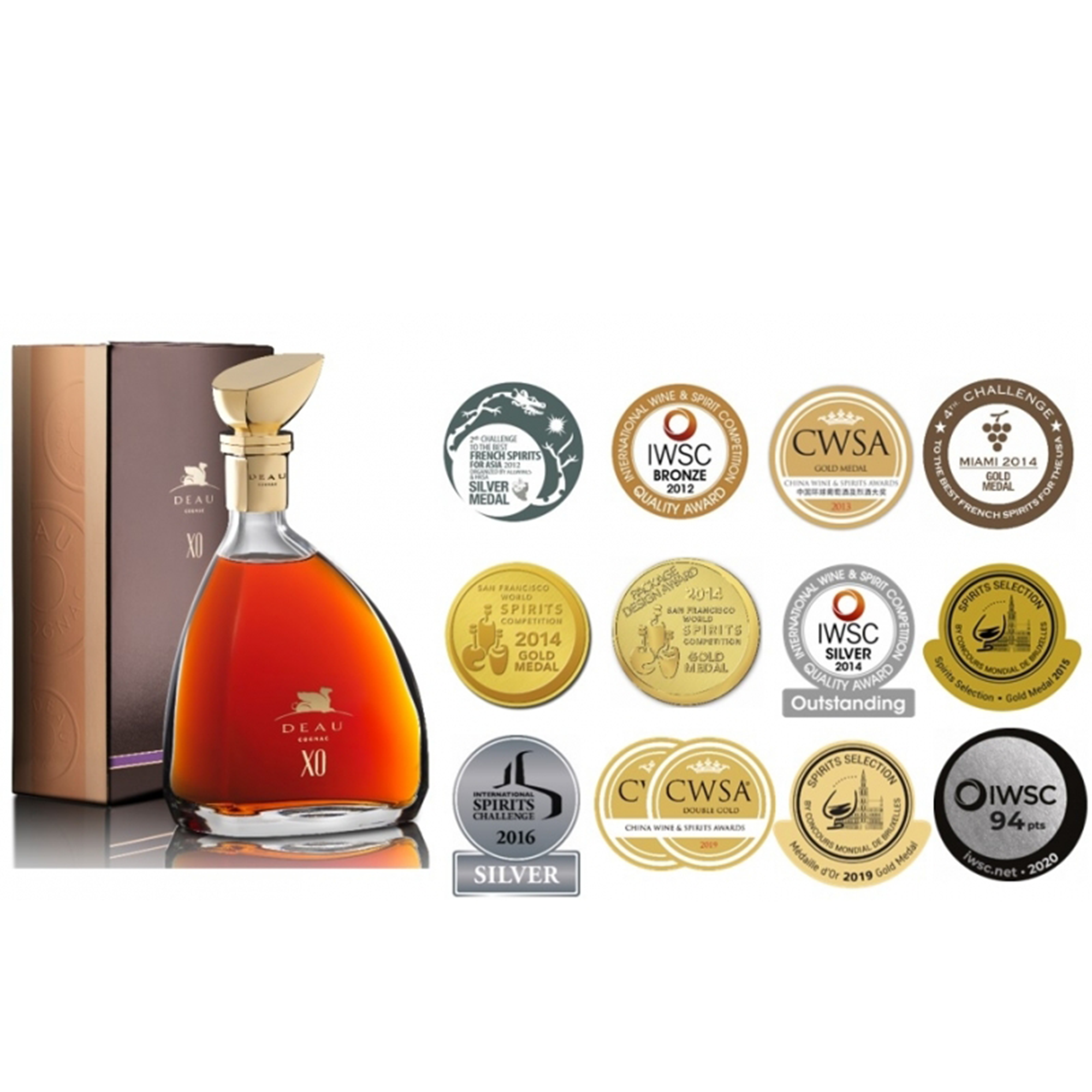 Deau Cognac XO 700ML | LiquorVerse